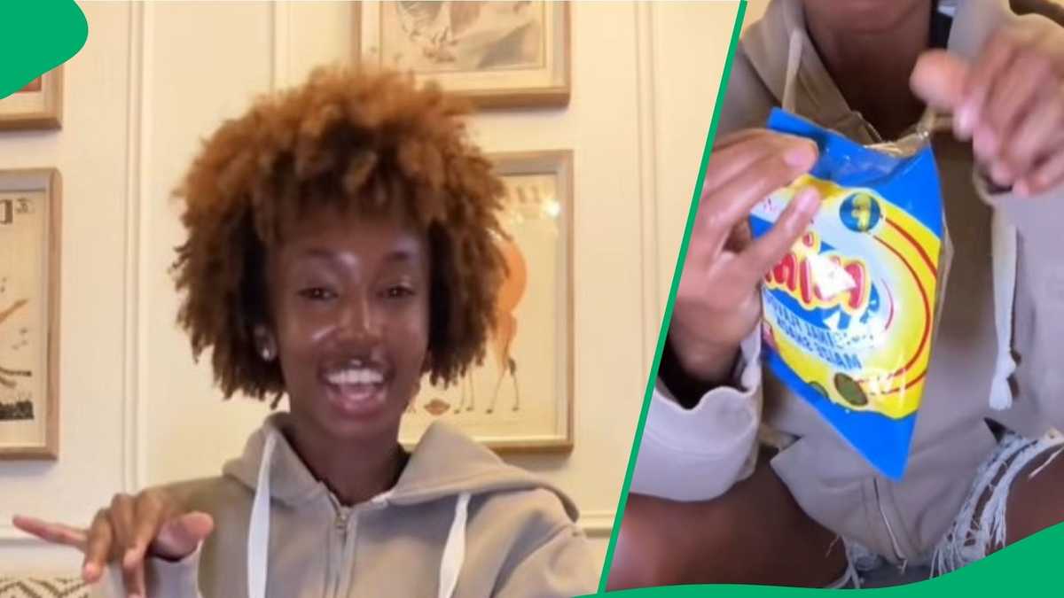 American woman tries popular South African Snacks: TikTok Reactions Leave Mzansi Amused!