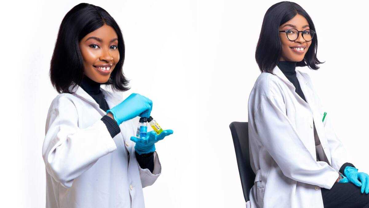 Lab Peep Stunning Lab Scientist From Nigeria Celebrates Induction Into Medical ...