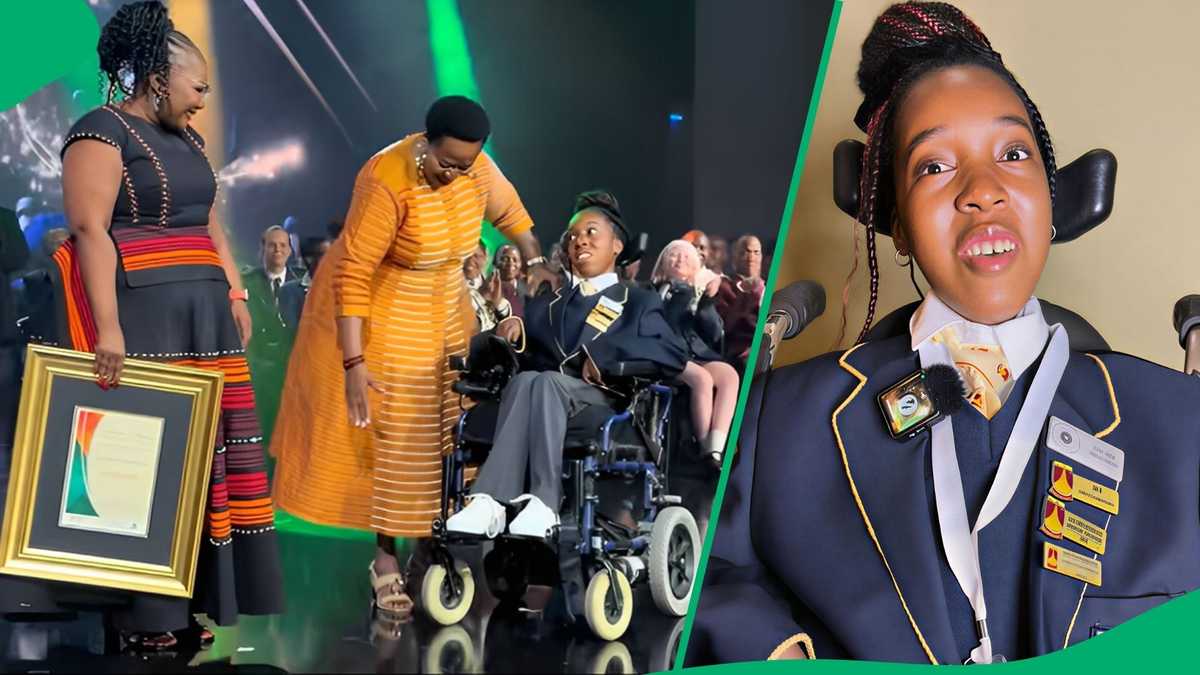 "Your time to shine": Top special educational needs achiever speaks of her challenges, SA impressed