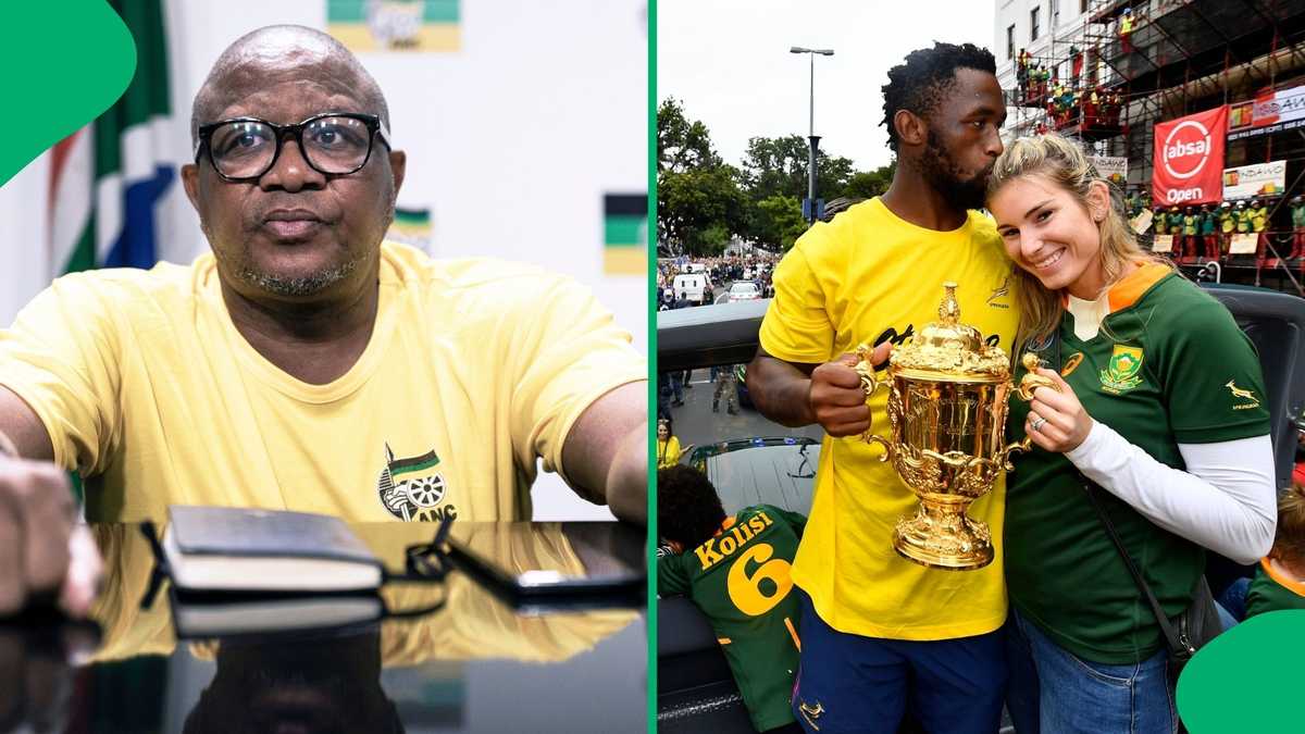 ANC's Fikile Mbalula Seemingly Shades Siya Kolisi After Divorce Announcement - Briefly.co.za