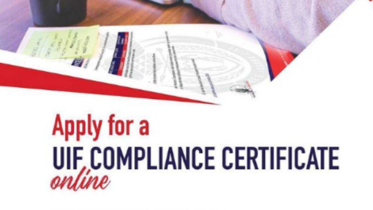 Apply for the UIF certificate of compliance online 2022: All you need ...