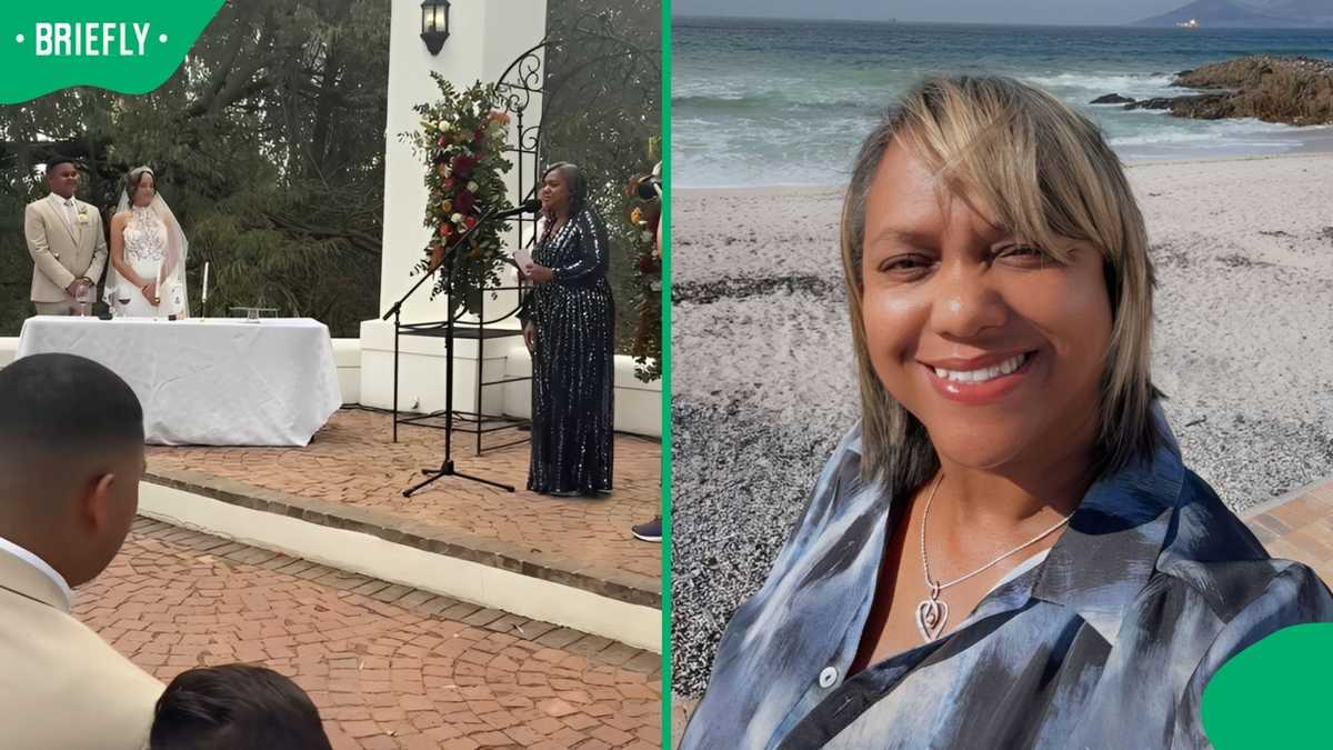 "That aunty is very wise": Mother making wedding guests take vows impresses South Africans