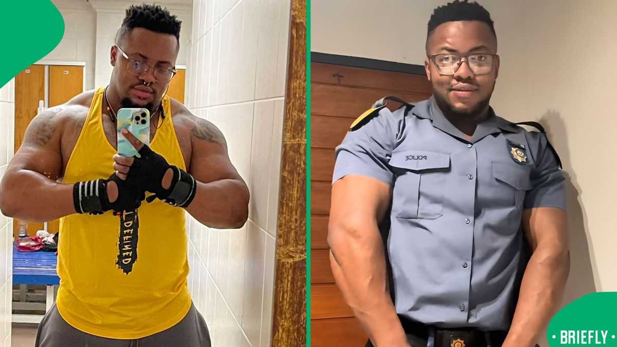 "Please come arrest me": Gorgeous Johannesburg cop charms SA ladies with gym physique