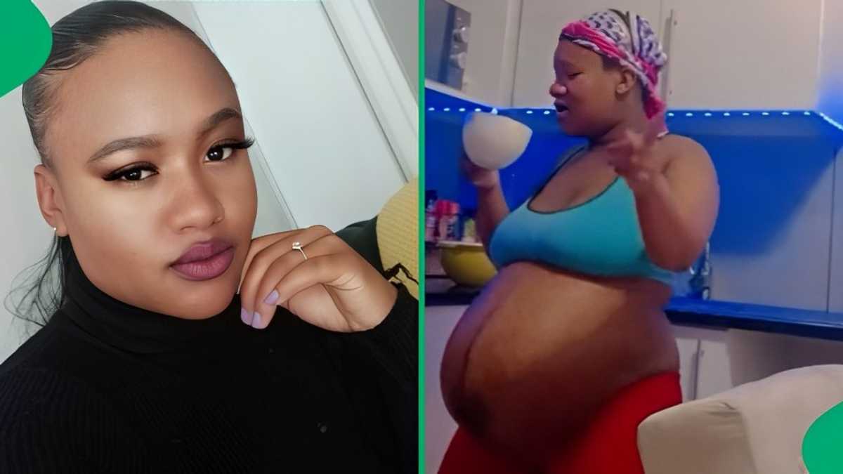 Netizens stunned by woman's dramatic pregnancy transformation: 'Are you sure that's you?'