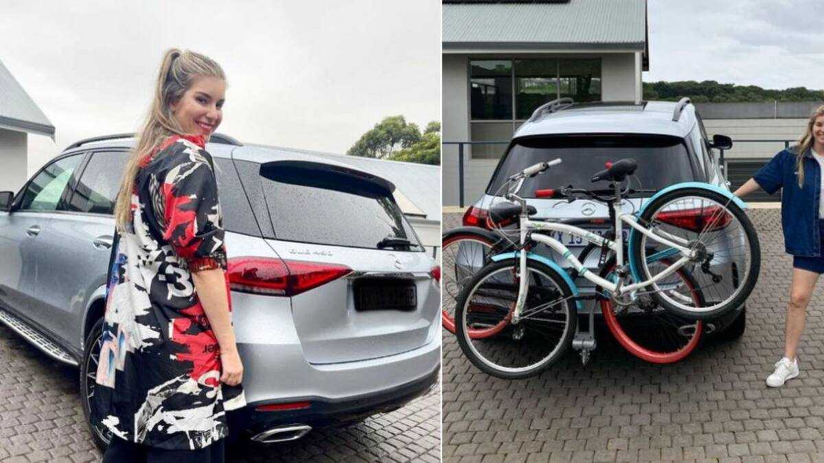Rachel Kolisi Chuffed With Her Mercedes-Benz, Shares Pics and Videos Using Car For Moving Family to New Home - Briefly.co.za