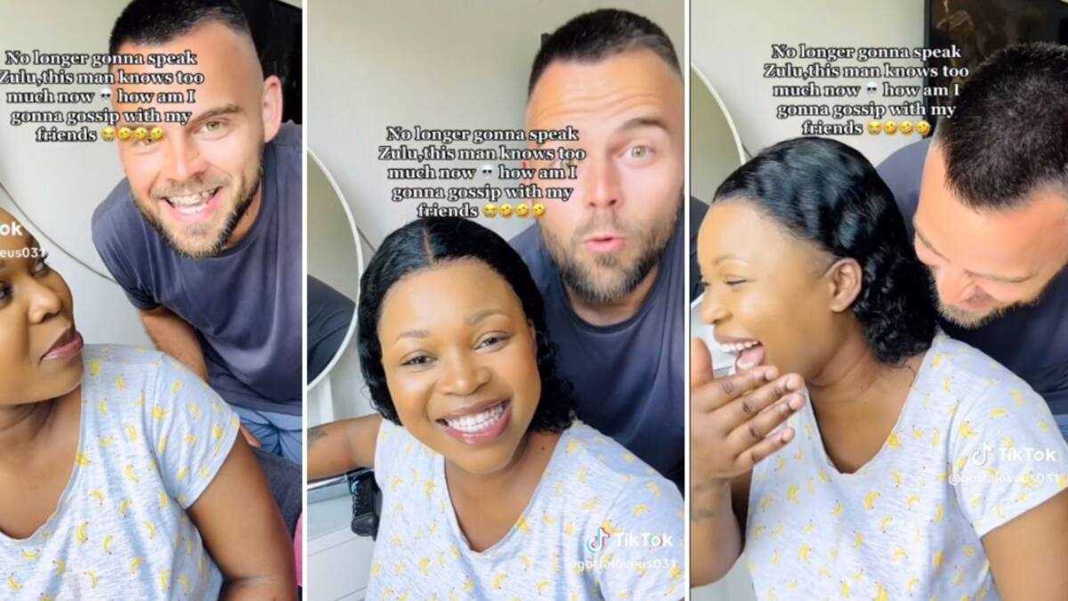 SA Woman Shares Video of Her Foreign Bae Speaking Zulu, Things Turn ...