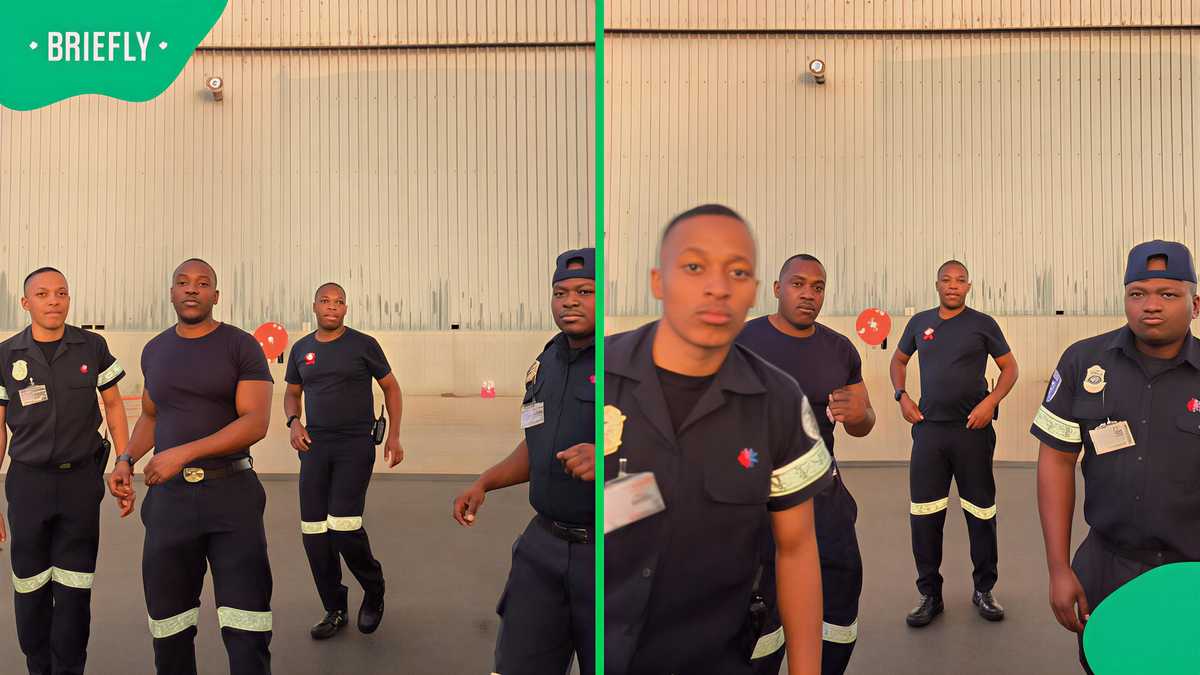 “My house just caught fire”: SA firefighters leave women swooning after vibey dance video goes viral