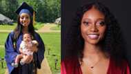 "I started and finished the year with you": Mum poses with baby as she graduates