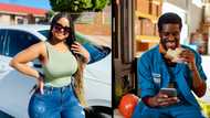 Voluptuous woman shows off her incredibly tiny waist and curvy body online, leaves South Africans floored