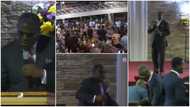Pastor runs away while preaching to prank his members, congregation scatters in video