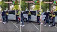 "They were surprised": Black man walks up to 2 white policemen and hugs them for no reason in cute video