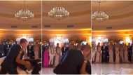 Falling in love, literally: Bride & groom suffer embarrassing fall during 1st dance, peeps busting at the video