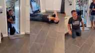 Man drops to floor after his brothers pay surprise visit on his 60th birthday, reads reactions in tears