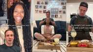 American man supports African American wife after removing faux locs, hubby prepares self-care date after intense protective style takedown