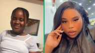 Woman's little sister panics after doing Kylie Jenner lip challenge in TikTok video, SA has jokes