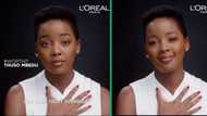 Mzansi glad Thuso Mbedu sounds South African in L'Oréal video on TikTok