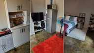 Woman's neat and fully furnished home has Mzansi applauding her impressive efforts, "Your taste is wow"
