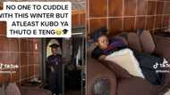 Woman uses graduation gown as blanket to cope with single life, SA stans her logic in funny TikTok
