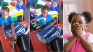 Cat’s out the bag! Little girl takes kitten to school, video leaves peeps with bellyache from laughter