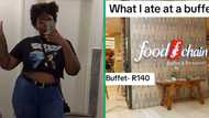 Woman in Pretoria tries R140 buffet, TikTok video of plates of food fascinates SA