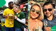 Rachel Kolisi 'reacts' after former Proteas star JP Duminy confirms divorce from wife Sue