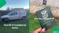 SA woman celebrates buying household essentials after landing airport job