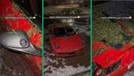 Ferrari damaged in Midrand hailstorm, viral TikTok video has South Africans stressed