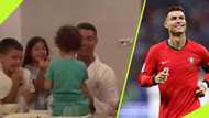 Cristiano Ronaldo Performs Daddy Duties, Jokes Like ‘Comedian’ in Video