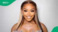 Thembi Seete rocks a Bafana Bafana-inspired look for Heritage Day, SA shares mixed reactions