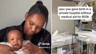 South African woman shares she paid R33k to give birth at private hospital without medical aid, peeps react