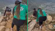 Cape Town hikers trekking Lion's Head mountain share TikTok video of steep trail