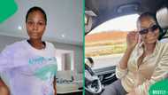 "It's God": Mpumalanga lady goes viral for driving a car worth R2 million with a learner driver sign