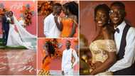 Lady weds photographer she met at her friend's birthday party in 2016, wedding photos go viral