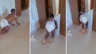 Hilarious video of grown man in adult nappy has online people laughing for days