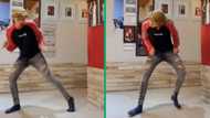 South Africa impressed by mlungu boy doing classic dance moves on TikTok: "The boy can Pantsula"