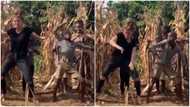 Lady and boy 'compete' with each other in dance, video goes viral