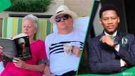 ProVerb remembers late billionaire Douw Steyn, shares pic of him and wife Caroline reading his book