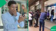 "The most brave guy": Man confronts Capitec customers standing in long queue, video sparks opinions