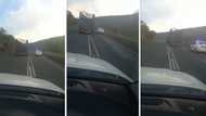 Truck nearly runs car into rail, Mzansi concerned about SA road safety: "Barbarism of the worst order"