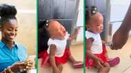 Toddler girl's tantrum silenced with R100 notes in viral TikTok video, sparks online laughter