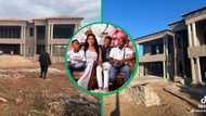 Woman who was kicked out of her home shows off new big house under construction, video warms hearts online