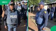 SAPS officer nails code of conduct recital, Mzansi says: "They forgot this code of conduct."