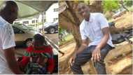Young man meets his mum at her place of work after graduating, pens down emotional appreciation message