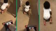Father chases scared baby with vacuum cleaner, TikTok video gets 5 million views