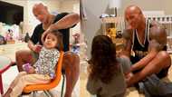 The Rock's adorable daughter Tia declares she is powerful in positive clip