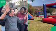 South Africans buzzing with excitement over viral adult jumping castle fun day event, shares video