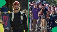 "I laughed hard": American skateboarder gets attacked by a drone while delivering speech, SA amused