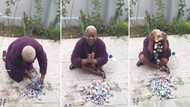 Woman opens 5L bottle filled with bank notes and coins after year of saving, SA very inspired