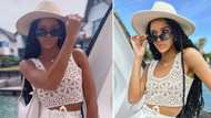 "Slaying effortlessly": Ndavi Nokeri's cute vacation video gets people talking