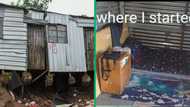 Shack transformation stuns online users in a viral Facebook post, SA is amazed